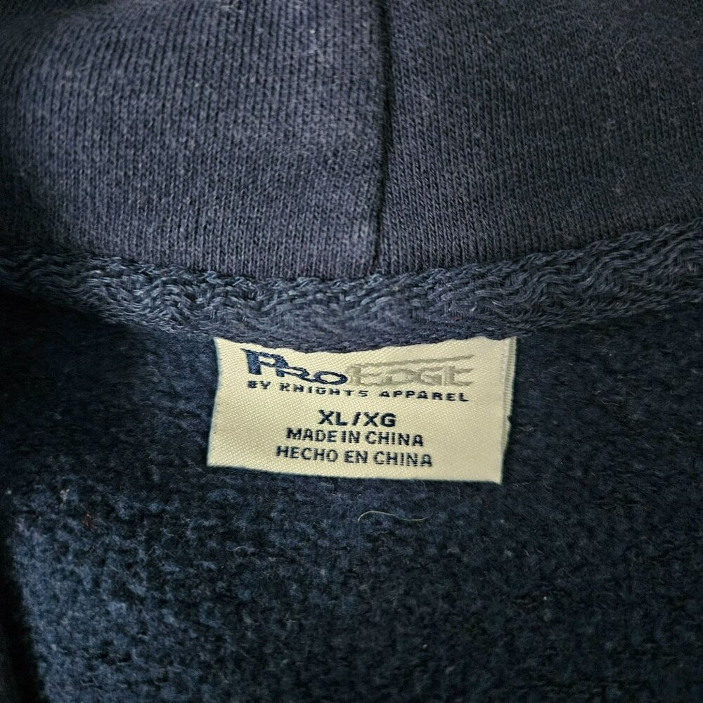 University Of Michigan Wolverines NCAA Navy Blue Hoodie By Pro Edge Jr XL / W M - Picture 3 of 16